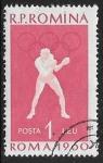 Stamps Romania -  Juegos Olimpicos de verno 1960 - Roma