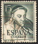 Stamps Spain -  1073 - tirso de molina, literato