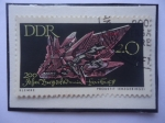 Stamps Germany -  Alemania Rep. Democrática-Proustit (Erzgebirge)- Academia de Minería en Friberg. 
