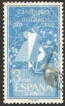 Stamps : Europe : Spain :  1182 - Centenario del telégrafo