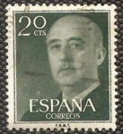 Stamps Spain -  1145 - General Franco