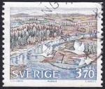 Stamps : Europe : Sweden :  Parque Nacional Muddus