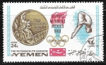 Sellos de Asia - Yemen -  Olimpiadas de Invierno 1968 - Mejico