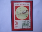 Stamps Romania -  Salto Alto - Juegos Balcánicos - Atletismo - Bucarest.
