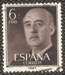 Stamps Spain -  1161 - General Franco