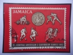 Stamps : America : Jamaica :  IX Juegos Centroamericanos y del Caribe 1962.