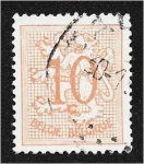 Stamps Belgium -  Número de león heráldico.