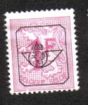 Stamps Belgium -  Número de león heráldico.