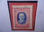 Sellos de America - Costa Rica -  Cleto Gonzales Víquez (1858-1937)-Presidente: 1906/10 y 1928/32)-Declarado Benemérito de la Patria.