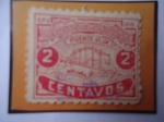 Stamps : America : Honduras :  UPU- Puente Ulúa- Histórico puente de hierro del ferrocarril