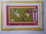 Stamps Mongolia -  Copa del Mundo- FIFA 1970 - México.
