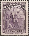 Stamps : America : Paraguay :  450 Descubrimiento de America