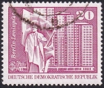 Stamps Germany -  Monumento Lenin Berlín