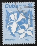 Stamps Cuba -  Mariposa - Jasmin