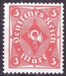 Stamps Germany -  Republica de Weimar. Corneta postal