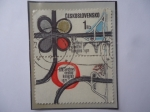Stamps Czechoslovakia -  Sello con Etiqueta adjunta Conmemorativa- XIV Congreso Mundial de Carreteras y Puentes.