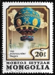 Stamps Mongolia -  Globos aeroestaticos -  200 Years of Aviation
