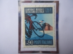 Stamps Italy -  Campeonato Mundial de Ciclismo d Ruta 1968 Imola