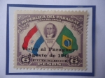 Sellos de America - Paraguay -  Visita del Presidente Getúlio Vargas del Brasil a Asunción-Paraguay 1941.