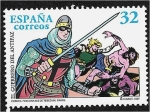 Stamps Spain -  Figuras cómicas 1997. El guerrero enmascarado