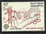 Stamps Spain -  Europa (C.E.P.T.) 1985 - Año Europeo de la Música. Orquesta Nacional Juvenil.