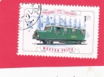 Stamps Hungary -  Autobús ferroviario de Ganz (1925), estación de Fertöszentmiklós