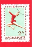 Stamps Hungary -  patinaje artístico