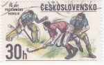 Sellos de Europa - Checoslovaquia -  hockey hielo