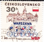 Stamps Czechoslovakia -  ciclismo
