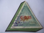 Stamps Costa Rica -  Armadillo- Dasypus Novemcinctus Fenestratus.