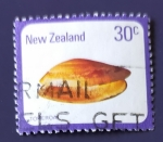 Stamps New Zealand -  Moluscos