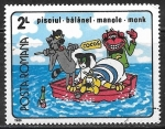Stamps Romania -  Dibujos animados -  Quien se rie por ultimo