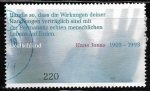 Stamps : Europe : Germany :  Hans Jonas 1903 - 1993 - manos
