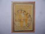 Stamps Venezuela -  Simón Bolívar- Centenario de su Muerte (1830-1930) - Estatua.