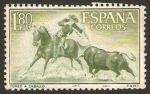 Stamps Spain -  tauromaquia, toreo a caballo