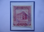 Sellos de America - Venezuela -  Oficina principal de Correos Caracas- Sello de 40 Céntimos. Año 1955