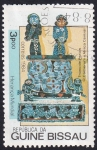 Stamps : Africa : Guinea_Bissau :  Trono de Perlas