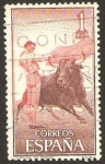 Stamps Spain -  1261 - tauromaquia, pase por alto