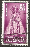 Stamps Spain -  7 - Plan Sur de Valencia, Virgen de los Desamparados