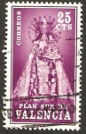 Stamps : Europe : Spain :  7 - Plan Sur de Valencia, Virgen de los Desamparados