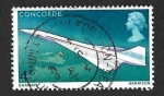 Stamps : Europe : United_Kingdom :  581 - Primer Vuelo del Prototipo Concorde