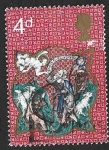 Stamps United Kingdom -  645 - Ángel y Pastores