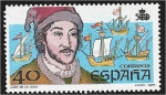 Sellos de Europa - Espa�a -  Discovery of America (1987). Juan de la Cosa (1460-1510)