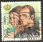 Stamps : Europe : Spain :  2304 - Reinado de Juan Carlos I, con Sofia