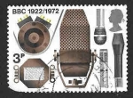 Stamps United Kingdom -  676 - L Aniversario de las Emisiones de Radio Diarias en Inglaterra