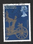 Stamps United Kingdom -  835 - XXV Aniversario de la Coronación de Isabel III