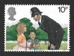 Stamps United Kingdom -  875 - 150 Aniversario de la Policía Metropolitana de Londres