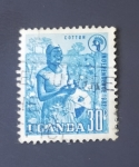 Stamps Uganda -  Agricola