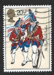 Stamps United Kingdom -  1023 - Fusileros Reales Galeses