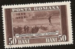 Stamps Romania -  Centenario del rey Carol I  - esperando al transporte